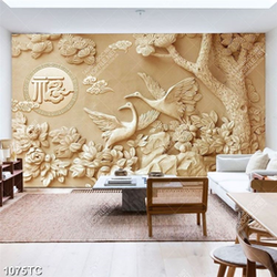 Tranh phù điêu chim Hạc