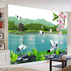 Tranh phong thủy chim Hạc