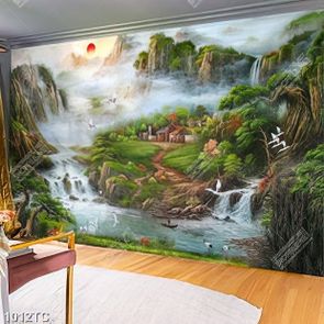 Tranh sơn dầu phong cảnh Châu Âu