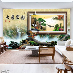 Tranh 3D khung tranh phong thủy đẹp