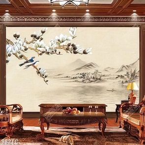 Tranh hoa mộc lan chất lượng file psd