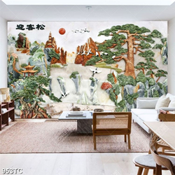 Tranh phù điêu giả ngọc phong thủy