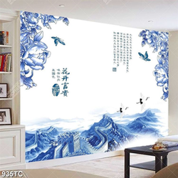 Tranh vạn lý trường thành thư pháp