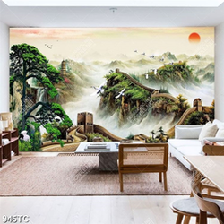 Tranh sơn dầu vạn lý trường thành