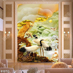 Tranh giả ngọc chim Hạc chất lượng cao