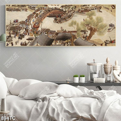 Tranh sơn dầu cuộc sống quê