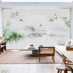 Tranh thủy mặc và tre