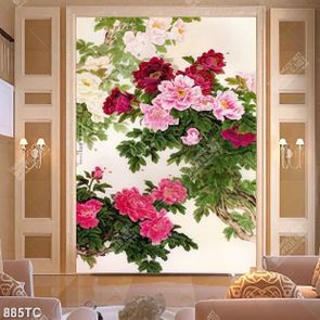 Tranh hoa mẫu đơn chất lượng cao