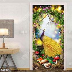 Tranh cửa sổ chim công chất lượng cao