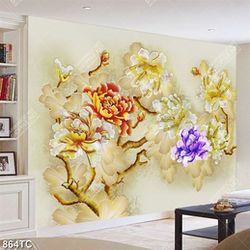 Tranh tài lộc hoa mẫu đơn