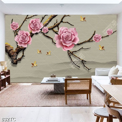 Tranh hoa hồng 3D