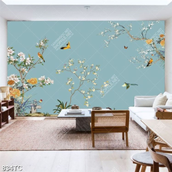 Tranh hoa dán tường đẹp