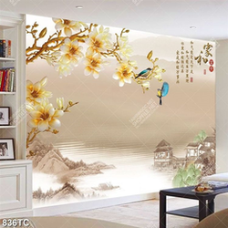 Tranh hoa mộc lan chất lượng cao