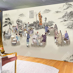 Tranh thuỷ mặc về cuộc sống Tranh thuỷ mặc về cuộc sống