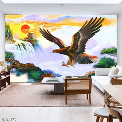 Tranh sơn dầu chim đại bàng