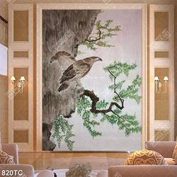 Tranh sơn dầu chim đại bàng