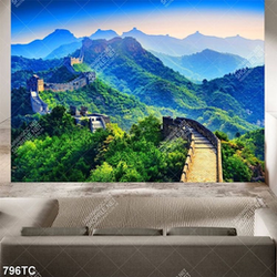 Tranh phong cảnh vạn lý trường thành in chất lượng cao