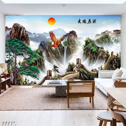 Tranh thủy mặc Vạn Lý Trường Thành