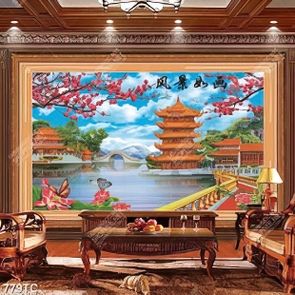 Tranh phong thủy xuân in chất lượng cao