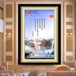 Tranh phong thủy thư pháp đẹp