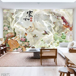 Tranh giả ngọc chim đẹp