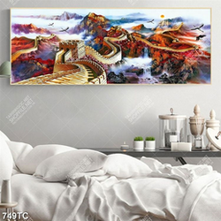 Tranh sơn dầu vạn lý trường thành