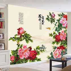 Tranh hoa mẫu đơn chất lượng cao đẹp