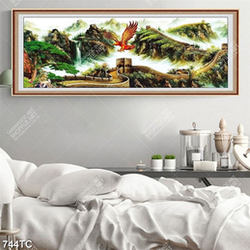 Tranh vạn lý trường thành và chim đại bàng