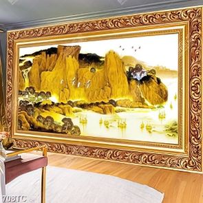 Tranh sơn dầu núi đẹp