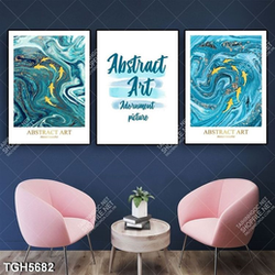 Tranh ghép cá và đại dương nghệ thuật