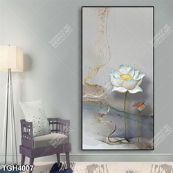 Tranh khổ dọc hoa Sen