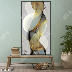 Tranh lá in kính đẹp