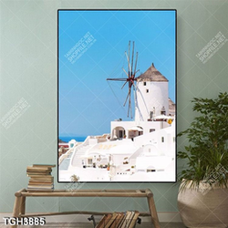 Tranh ghép nhà cối xay gió