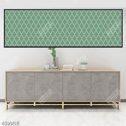 Tranh hoa văn in kính bếp