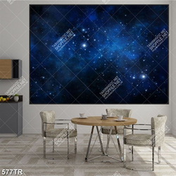 Tranh dán trần file gốc psd bối cảnh bầu trời sao