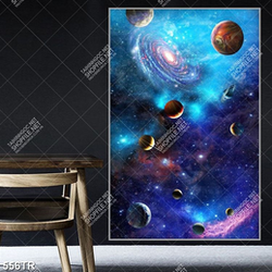 Tranh dán trần file gốc psd bối cảnh hành tinh trong vũ trụ Tranh dán trần file gốc psd bối cảnh hành tinh trong vũ trụ