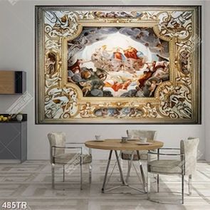 Tranh file psd dán trần các vị thần la mã