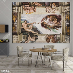 Tranh dán trần nghệ thuật các vị thần hy lạp in 3d