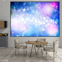 Tranh dán trần in uv sắc màu huyền ảo