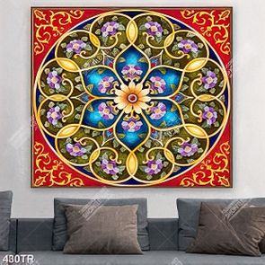 Tranh dán trần file gốc psd vòng tròn họa tiết in 3d Tranh dán trần file gốc psd vòng tròn họa tiết in 3d