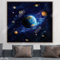 Tranh dán trần nghệ thuật trái đất  file gốc Tranh dán trần nghệ thuật trái đất  file gốc