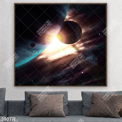 Tranh dán trần in uv ánh sáng trong vũ trụ