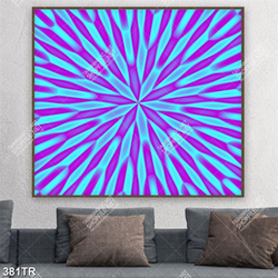 Tranh dán trần in uv sắc màu