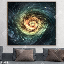 Tranh file gốc psd trần vũ trụ in uv