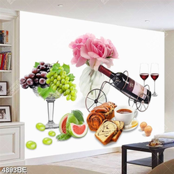 Tranh chùm nho và rượu