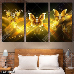 Tranh ghép bướm gold