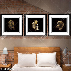 Tranh ghép 3 tấm gold