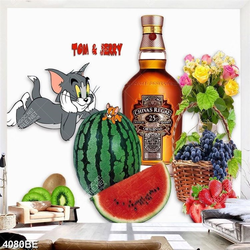 Tranh trái cây in trang trí bếp