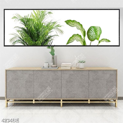 Tranh cây cảnh in kính bếp