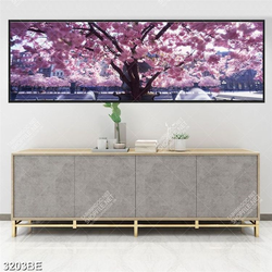 Tranh cây hoa đào